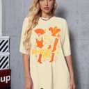 Oversized Country Music Shirts Women in My Music Era Tshirts Concert Lovers Gifts Casual Short Sleeve Tees (Yellow, XXL)