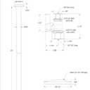 Kingston Brass KF53357TKF20 Toilet Supply Kit, 5/8" OD x 3/8" OD Comp Straight Valve, Brushed Brass