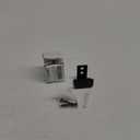 Heavy Duty Sliding Barn Door Floor Guide, Adjustable Roller, Wall Mount System, Flush Bottom Design, Barn Door Panel Non-Damage(8 in 1)