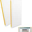 LBG Products Window Air Conditioner Foam Insulation Panels, AC Side Insulating Panel Kit, 2 Pack,White Beige, 17in High x 9in Wide x 7/8in Thick