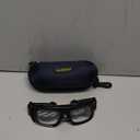 Professional Sports Goggles Glasses Men Women Racquetball Basketball Football Sport Eyewear Protective Glasses Anti-fog Shock Collision Lens Replaceable (Black Frame Black Pad)