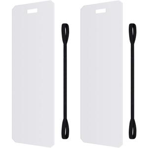 Wenqik 2 Pcs Appliance Sliders for Refrigerators Plastic Appliance Glide with Pull Strap Furniture Moving Slides for Tile Hardwood Floors Protection Glides Easily