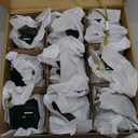 DN DECONATION Black Glass Christmas Ornaments, 3.15 Christmas Ball Hanging Christmas Baubles for Xmas Tree Decoration, Set of 9 Decor for Gothic DIY Gift