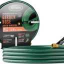 Scotts 50 ft. Garden Hose  5/8 in. Diameter, 4-Ply Construction, 300 PSI, High-Pressure, Easy-to-Coil Water Hose with Crush-Resistant Couplings, Easy to Connect for Lawn and Garden Use
