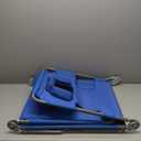 Ostrich Beach Lounge Chair, Folding & Reclining Outdoor Chaise Lounger, Blue - Portable Adjustable Recliner Chair for Lawn, Pool, Patio, Garden, and Yard, Blue