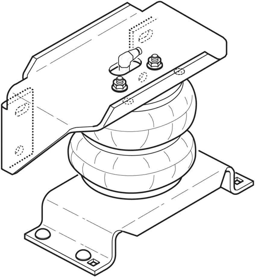 Firestone Ride-Rite 2176 Rear Air Helper Spring Kit for 19992026 Ford F-350 & 19992025 F-450 Cab & Chassis | 5000 lbs Load Leveling Capacity | Manual Inflation System