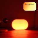 LIFX Luna Smart Lamp, 1000 LM Wi-Fi & Matter 1.3 Compatible, Alexa & Apple HomeKit Compatible, Plug-In Bedside Table Lamp & Wall-Mount, Color Changing Wall Wash, Sunrise/Sunset Effect, No Hub Required