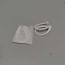 2 Pairs AirPods Ear Hooks for AirPods Pro 2, Pro, 4, 3, 2 & 1 - Upgraded Anti Slip Sports Clip Hooks - White