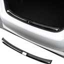 BLOPER Stainless Steel Car Inside Rear Bumper Projector Guard for (Toyota Corolla A Carbon Fibe2019-2024)