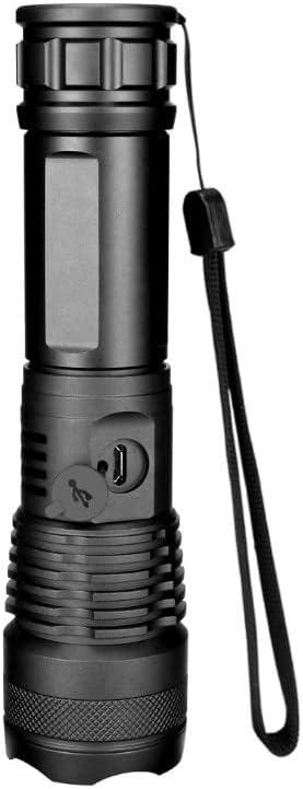 ZeYuan P70 Strong Light Flashlight P50 USB Charging Telescopic Focusing Super Bright Long-Range Aluminum Alloy Flashlight