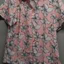 Hawaiian Shirt for Men, Tropical Shirts Casual Summer Button Down Short Sleeve Floral Shirt Vacation Outfits Cruise Shirt, M