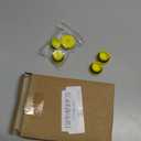 PATIKIL Hold Plugs M18x1.5, 5 Pack PP Plastic Male Threaded Hex Socket Sealing Screw End Cap, Yellow