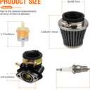 150cc gy6 carburetor PD24J for 4 Stroke Engines 125cc 150cc 152QMJ 157QMI 24mm for Motorcycle Scooter ATV Go Kart with Electric Choke Intake Manifold