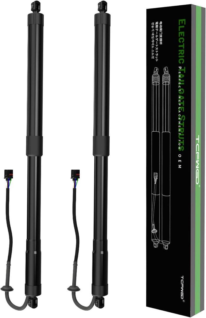 1Pair Power Liftgate Struts Compatible with Hyundai Santa Fe 2013-2019 Electric Tailgate Lift Actuator Replace # 81771B8100(L) 81780B8100(R)