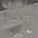 7OZ Plastic Wine Glasses, Reusable Vintage Goblets Unbreakable Drinking Glasses Crystal Water Cups Champagne for Wedding, Parties (24, Clear)