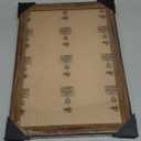 9x13 Wood Frame Brown, Natural Wooden 13x9in Picture Frames, Modern Golden 9 x 13inch Gallery Photo Pic Frame with HD Plexiglass, Horizontal Vertical Wall Mounting Tabletop Display 1Pcs