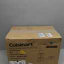 Cuisinart 9-Cup Continuous Feed Food Processor with Fine and Medium Reversible Shredding and Slicing Disc, Universal Blade, Continuous-Feed Attachment, and In-Bowl Storage (White)