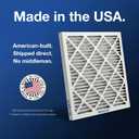 Aerostar 16x25x5 Air Filter MERV 11, Furnance Filters AC HVAC Replacement for Trion Air Bear 229990-105, (3 Pack) (Actual Size:15 5/8 x 24 1/8 x 4 7/8 Inches)