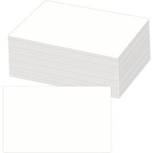 5.5x8.5 Blank Cardstock Paper (Set of 50) Plain White Cards - 80lb Flat Cards Stock Printer Paper for Make Your DIY Invitations, Note, Greeting, Table Cards - Writing, Stamping, Painting, Drawing (5.5 x 8.5-50PCS)