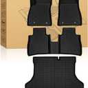 Car Floor Mats for Nissan Sentra 2014 2015 2016 2017 2018 2019 Accessories, for Nissan Sentra All Weather Automotive Floor Mats & Cargo Liner