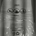 2Pcs 36inch White Kitchen Tier Curtains for Windows, Semi Light Filtering Curtains for Bedroom, Living Room, Basement, Bathroom, Window Treatments (24" W x 36" L)