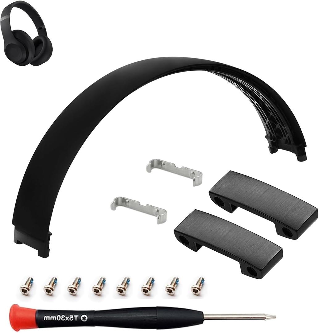 Studio Pro 2023 Replacement Headband & Hinge Replacement for Studio Pro 2023 Headphone,Durable Parts Accessories Repair Kit Set (Black)