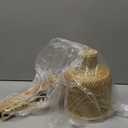 Wood Plug in Wall Sconces, Farmhouse Swing Arms Wall Lamp with Bamboo Woven Lampshade Mid-Century Modern Wall Mounted Lighting Fixture for Bedroom Living Room