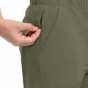 ATTBEA Men's 2 in 1 Running Shorts with Liner 5" Quick Dry Workout Gym Sports Shorts with Pockets (Green, XXL)