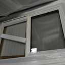 Vinyl Basement Window, 32" x 22" Bathroom Sliding Window with Double Pane Insulated Tempered Glass and Fiberglass Screen for Basement, Bathroom, Shed (White)