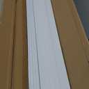 Air Conditioner Fence 36" W X 45" H Trash Can Fence Pool Equipment Enclosure Vinyl Privacy Fence Outdoor No Dig Privacy Fence 3 Panels with Metal Stake, White