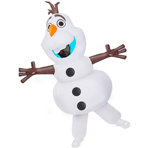 Longteng Olaf Costume Adult Inflatable Costume Men Fancy Dress Halloween Blow Up Suit Cosplay Partym 