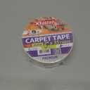 XFasten Double Sided Carpet Tape for Area Rugs On Carpet 2 Inch x 35 Yards No Residue Clear Adhesive Rug Tape Hardwood Floor No Damage Carpet Tape Double Sided Tape for Carpet Rug Tape Gripper