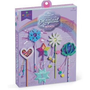 Craft-Tastic Make Your Own Little Magical Wands  Everything Included for 5 Fun DIY Magic Wands Art & Crafts Projects - Ages 4+