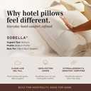 Sobel Westex Sobella Side Sleeper Pillow, Hotel Quality, Standard, 2 Pack