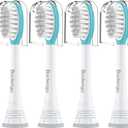Kids Replacement Heads for Philips Sonicare Kids Toothbrush Heads (for 7+ Years Old),for Phillips Sonicare HX6042/94, HX6340,HX6321,HX6320/30,Standard Child Brush Head for Philips Sonic Care