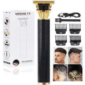 YOGINGO Professional Hair Trimmer for Men, Beard Trimmer Hair Clippers for Men, Cordless Rechargeable Hair Trimmer Metal Body Cutting Grooming Kit,Beard Shaver Barbershop (Black)