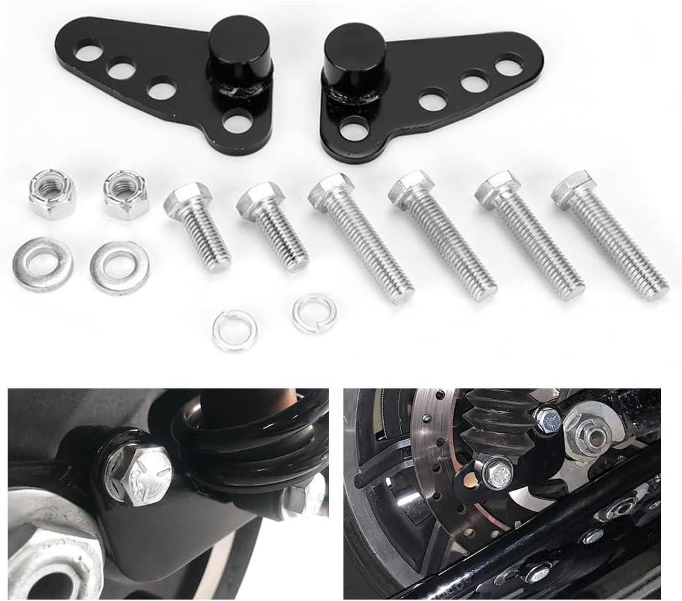 DeYeShiKi 1-3'' Adjustable Rear Lowering Drop Kit Compatible With 2002-2016 Harley Electra Glide Road King Touring Motorcycle Sportster