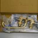 Kingston Brass KF471 Double-Handle 3-Hole Deck Mount Laundry Faucet in Polished Chrome