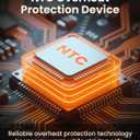 HENNCHEE Kids Heated Jacket for Boys Girls Lightweight Winter Heated Jacket with Battery Pack Heated Coat (Large, Blue)