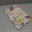 Watercolor Purple Floral Spring Table Runner ,Seasonal Butterfly Flower Summer Table Decoration for Kitchen Dinning Home Party 13x60 Inch
