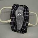 Coobiiya Lunch Bag Women, Lunch Box for Women Adult Men, Small Leakproof Cute Lunch Tote Large Capacity Reusable Insulated Cooler Lunch Container for Work/Office/Picnic/Travel-Black Plaid