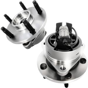 2Pcs 513206 Front Wheel Bearing Hub Assembly Compatible with Chevy Cobalt HHR 2006-2011, for Pursuit 2005-2006 Pontiac G5 2007-2010, for Saturn Ion 2003-2007 5 Lug W/Abs