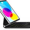 Keyboard Case for iPad 11th (A16) & 10th GenerationMagic-Style Backlit Keyboard with Multi-Touch Trackpad  Floating Cantilever Stand  Magnetic Case for iPad 11 inch &10th Gen 10.9 inch (Cool Black)