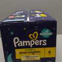 Pampers ZZZ Overnight Diapers, Size 4 (22-37 lbs), 104 Count, Nighttime Protection Disposable Baby Diaper, Night Time Leak and Skin Protection