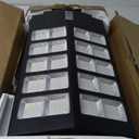 Gefolly SL-5200W Solar Street Lights Outdoor, 520000LM Commercial Parking Lot Light, 6500K Dusk to Dawn IP67 Security Flood Lights Motion Sensor Led Lamp for Basketball Court, Road, Yard