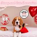 Valentines Day Door Decorations, Valentine Sign for Front Door Indoor Outdoor Porch Wall Decor, Valentine's Day Hanger for Cat Dog Lovers Party Decoration - B07