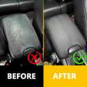 Compatible with 2008 2009 2010 2011 2012 Honda Accord Sedan Center Console Armrest Cover & Front Door Panels Replacement Black