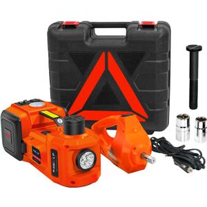 E-HEELP Electric Car Jack Kit 5Ton 12V Hydraulic Car Jack Lift (Lifting Range: 6.1~20.86 inch) with Electric Impact Wrench for SUV MPV Sedan Truck Change Tires Garage Repair