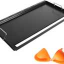 6789 Full Size Griddle Inserts for Weber Genesis II 400 Series Flat Top Grill Plate with Handles for Weber Genesis II E-410 S-410 E-435 S-435 LX E/S-440