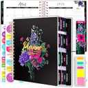 Planner 2025-2026, 18 Months Large Academic Daily Weekly Monthly Planner Organizer, July. 2025 - Dec. 2026, 8.5x9.8" Agenda with Page Tabs, Separator Page, Pocket Folder, Bookmark, Stickers & Sticky Note Set